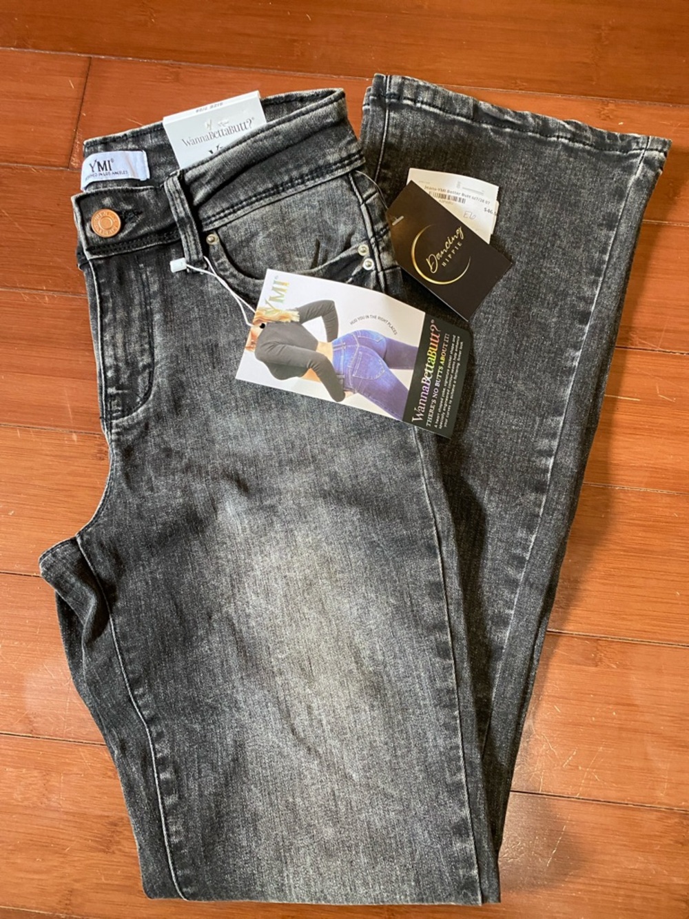 YMI Washed Black High-Rise Women's Jeans Sz 7 or Sz 9 available